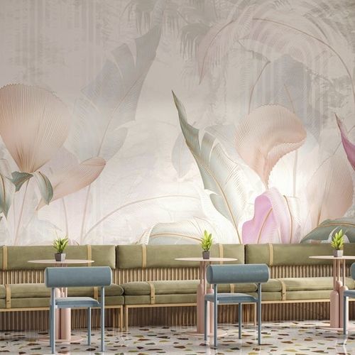 Papier peint contemporain - HD2516 - LAVIA - HD WALLS - en textile non-tissé / en bambou / en vinyle