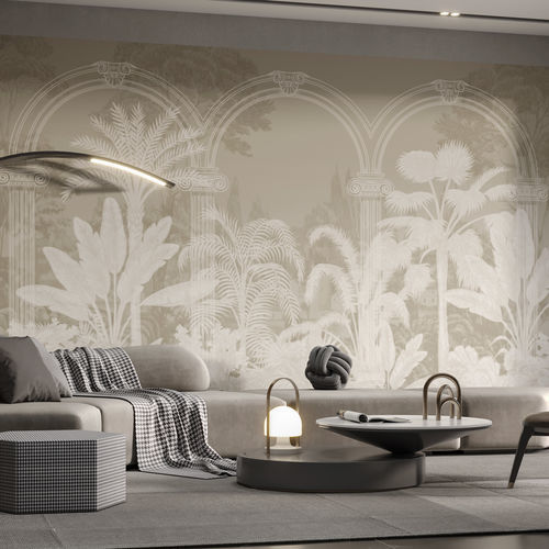 Papier peint contemporain - HD2517 - VELOUR - HD WALLS - en textile non-tissé / en vinyle / à motif nature
