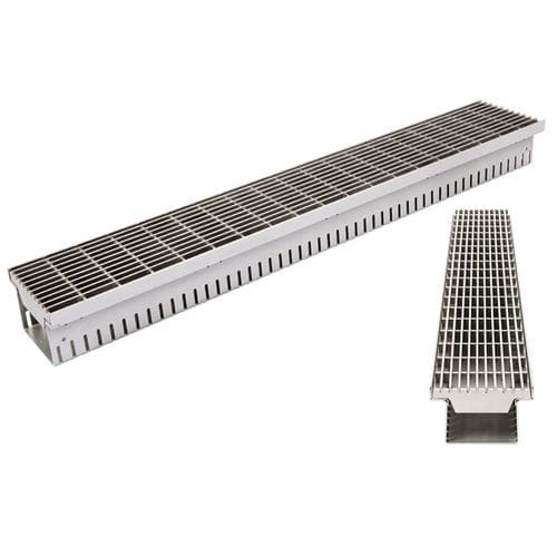 Caniveau à grille - STABILE MAGNA - Richard Brink GmbH & Co KG - grille en acier galvanisé / grille en acier inoxydable / pour espace public