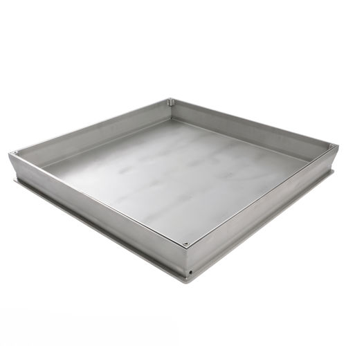 Couvercle de regard en acier inoxydable - SOLID - Richard Brink GmbH & Co KG - carré / préfabriqué