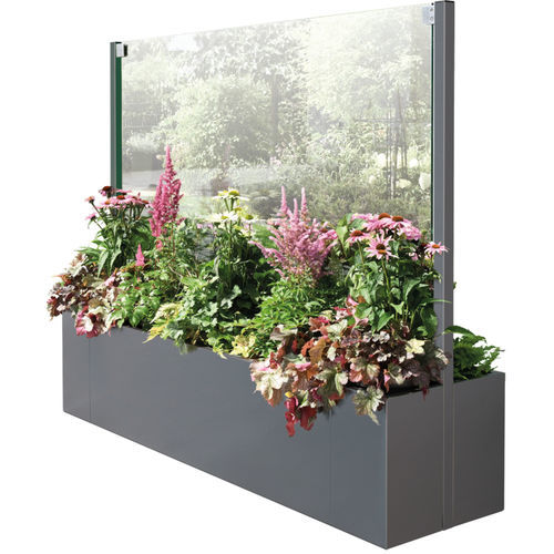 Jardinière en inox - MODULAR VENTUS - Richard Brink GmbH & Co KG - en aluminium / en acier corten / rectangulaire