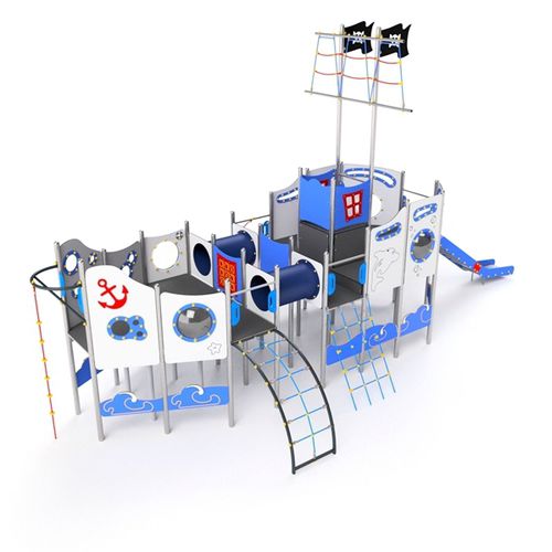 Structure de jeu pour aire de jeux - 3019S - Astrus Playgrounds - en HDPE / en métal