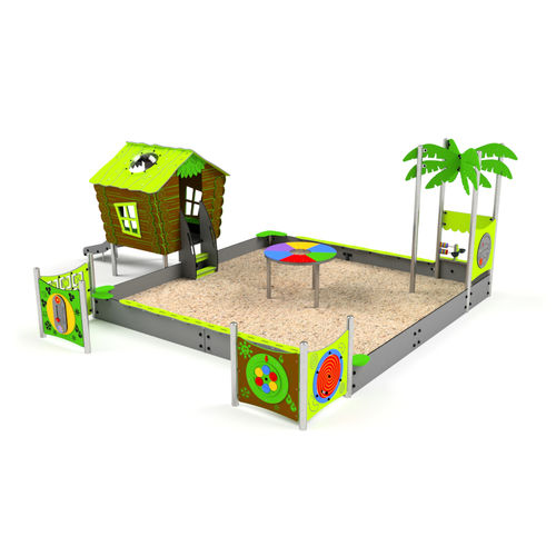 Structure de jeu pour aire de jeux - 3211S - Astrus Playgrounds - en HDPE / en métal / modulaire