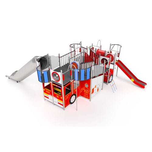 Structure de jeu pour aire de jeux - 3112S - Astrus Playgrounds - en HDPE / en métal / modulaire