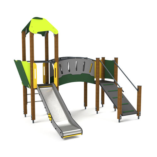 Structure de jeu pour aire de jeux - 10010 - Astrus Playgrounds - en inox / en acier galvanisé / en acier à revêtement par poudre