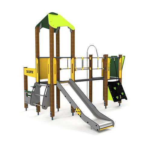 Structure de jeu pour aire de jeux - 10013 - Astrus Playgrounds - en inox / en acier galvanisé / en acier à revêtement par poudre