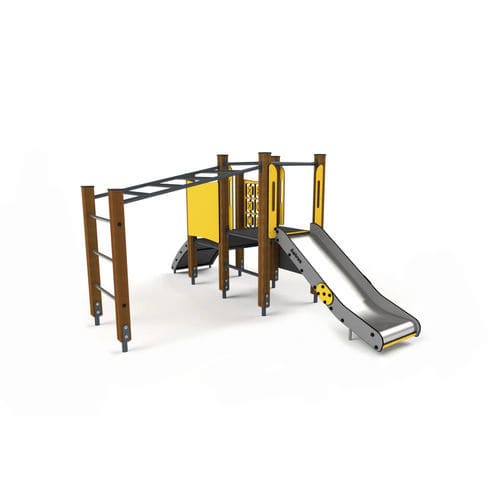 Structure de jeu pour aire de jeux - 10026 - Astrus Playgrounds - en bois / en métal / en HDPE