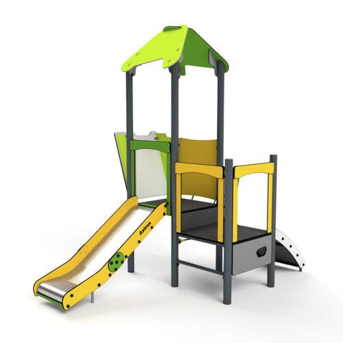 Structure de jeu pour aire de jeux - 11011 - Astrus Playgrounds - en métal / en HDPE / modulaire