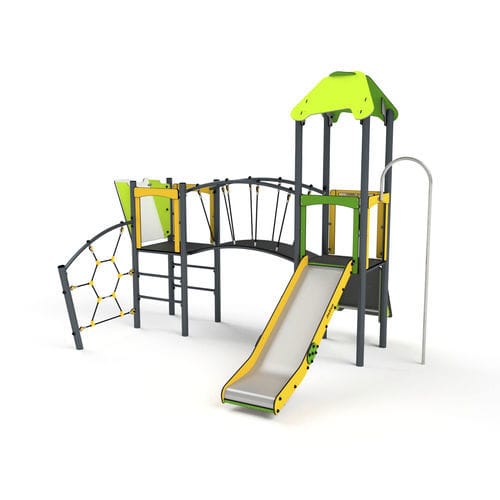 Structure de jeu pour aire de jeux - 11017 - Astrus Playgrounds - en métal / en HDPE / modulaire