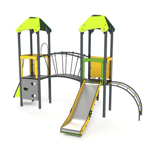 Structure de jeu pour aire de jeux - 11019 - Astrus Playgrounds - en métal / en HDPE / modulaire