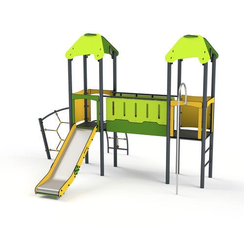Structure de jeu pour aire de jeux - 11020 - Astrus Playgrounds - en métal / en HDPE / modulaire