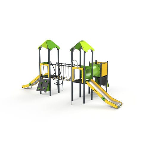 Structure de jeu pour aire de jeux - 11022 - Astrus Playgrounds - en métal / en HDPE / modulaire