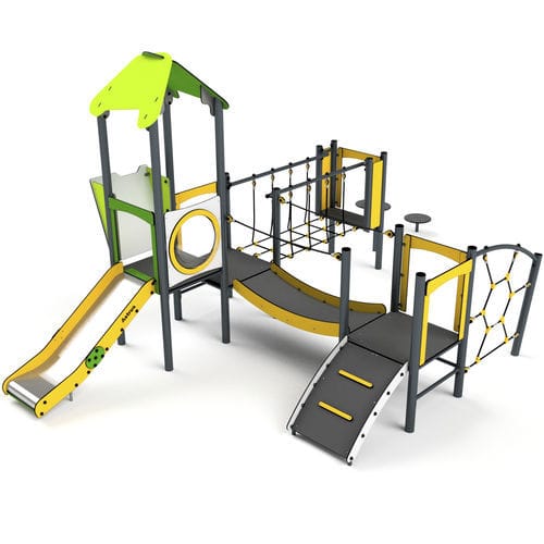 Structure de jeu pour aire de jeux - 11029 - Astrus Playgrounds - en métal / en HDPE / modulaire