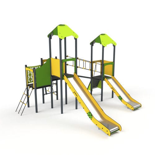 Structure de jeu pour aire de jeux - 11030 - Astrus Playgrounds - en métal / en HDPE / modulaire