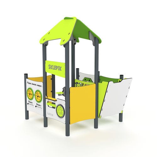 Structure de jeu pour aire de jeux - 11039 - Astrus Playgrounds - en métal / en HDPE / modulaire