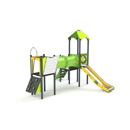 Structure de jeu pour aire de jeux - 11041 - Astrus Playgrounds - en métal / en HDPE / modulaire