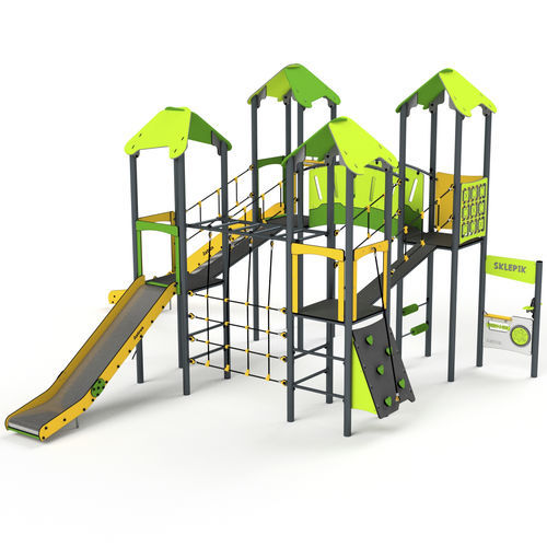 Structure de jeu pour aire de jeux - 11048 - Astrus Playgrounds - en métal / en HDPE / modulaire