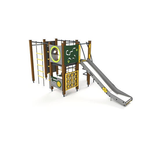 Structure de jeu pour aire de jeux - 10030 - Astrus Playgrounds - en métal / en bois / en HDPE
