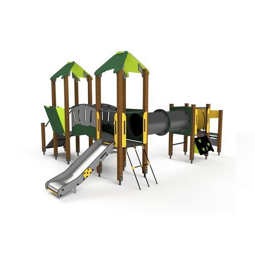 Structure de jeu pour aire de jeux - 10035 - Astrus Playgrounds - en métal / en bois / en PEHD