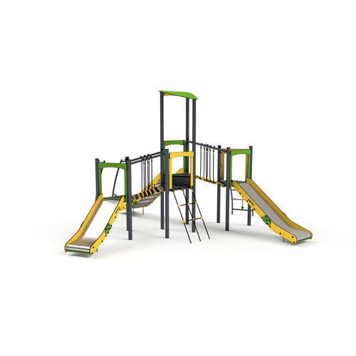 Structure de jeu pour aire de jeux - 11054 - Astrus Playgrounds - en métal / en HDPE / modulaire
