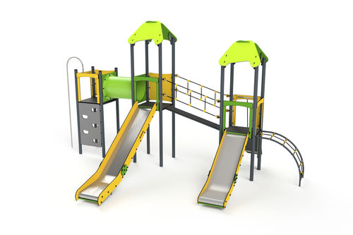 Structure de jeu pour aire de jeux - 11062 - Astrus Playgrounds - en métal / en HDPE / modulaire