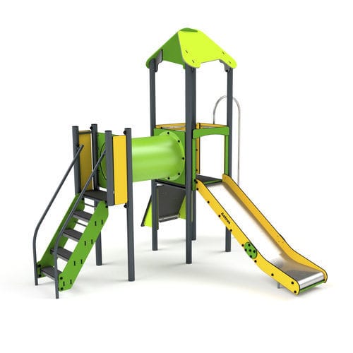 Structure de jeu pour aire de jeux - 11063 - Astrus Playgrounds - en métal / en HDPE / modulaire