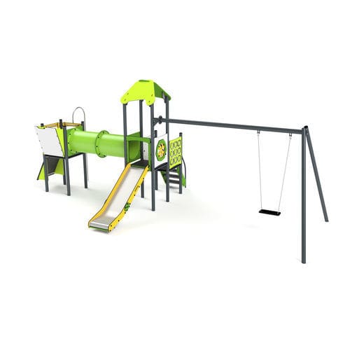 Structure de jeu pour aire de jeux - 11065 - Astrus Playgrounds - en métal / en HDPE / modulaire