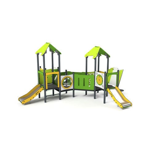 Structure de jeu pour aire de jeux - 11070 - Astrus Playgrounds - en métal / en HDPE / modulaire