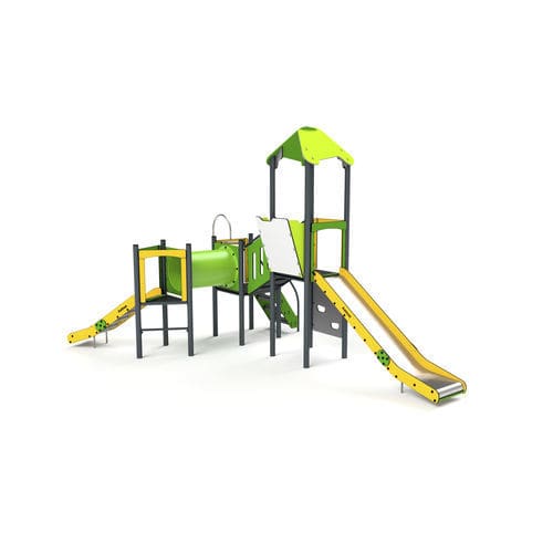 Structure de jeu pour aire de jeux - 11074 - Astrus Playgrounds - en métal / en HDPE / modulaire