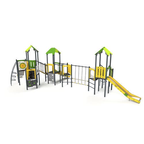 Structure de jeu pour aire de jeux - 11079 - Astrus Playgrounds - en métal / en HDPE / modulaire