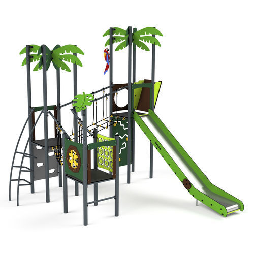 Structure de jeu pour aire de jeux - 11115 - Astrus Playgrounds - en métal / en HDPE / modulaire