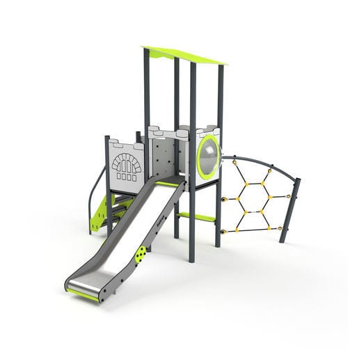 Structure de jeu pour aire de jeux - 11108 - Astrus Playgrounds - en métal / en HDPE / modulaire