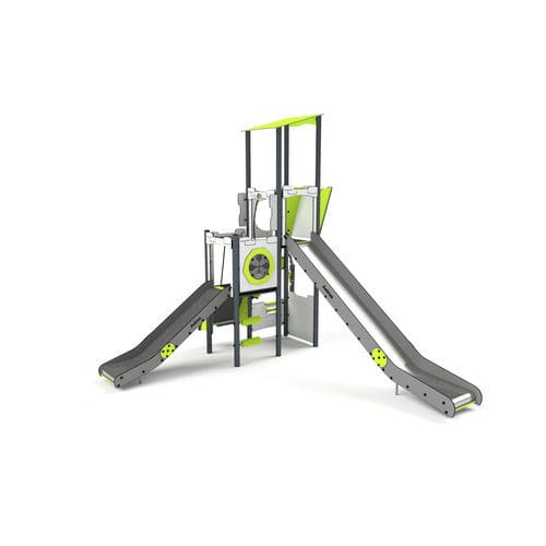Structure de jeu pour aire de jeux - 11092 - Astrus Playgrounds - en métal / en HDPE / modulaire
