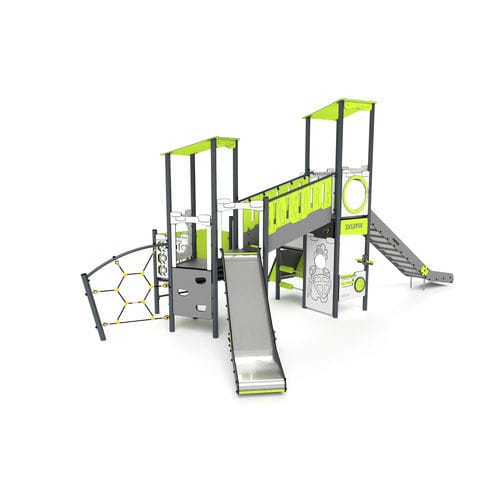 Structure de jeu pour aire de jeux - 11097 - Astrus Playgrounds - en métal / en HDPE / modulaire