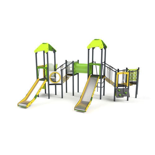 Structure de jeu pour aire de jeux - 11082 - Astrus Playgrounds - en métal / en HDPE / modulaire