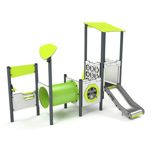 Structure de jeu pour aire de jeux - 11100 - Astrus Playgrounds - en métal / en HDPE / modulaire
