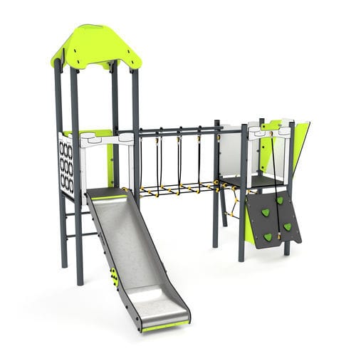 Structure de jeu pour aire de jeux - 11101 - Astrus Playgrounds - en métal / en HDPE / modulaire