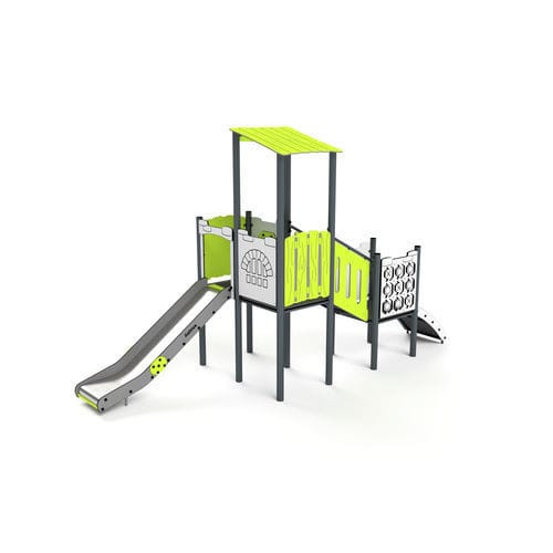 Structure de jeu pour aire de jeux - 11105 - Astrus Playgrounds - en métal / en HDPE / modulaire
