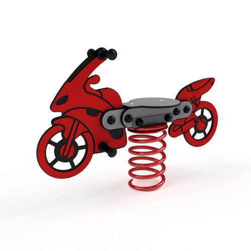 Jeu à ressort en HDPE - 3405A MOTORBIKE - Astrus Playgrounds - transport / monoplace