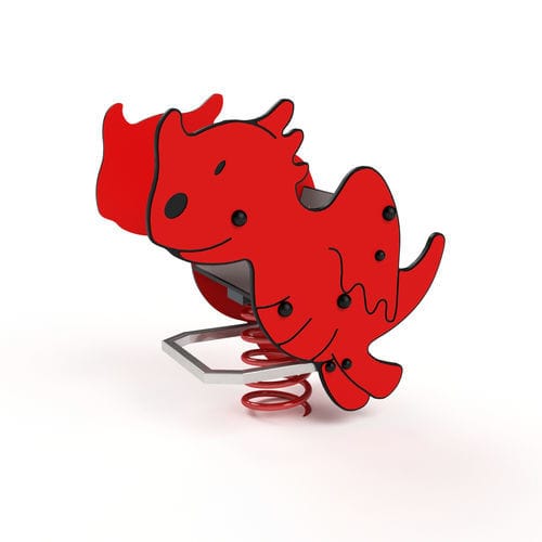 Jeu à ressort en HDPE - 3412S DRAGON - Astrus Playgrounds - animal / monoplace