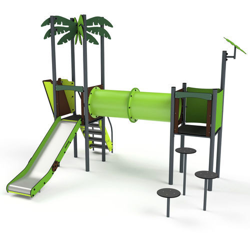 Structure de jeu pour aire de jeux - 11122 - Astrus Playgrounds - en métal / en HDPE / modulaire