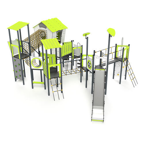Structure de jeu pour aire de jeux - 11096 - Astrus Playgrounds - en métal / en HDPE / modulaire