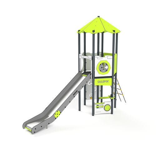 Structure de jeu pour aire de jeux - 11104 - Astrus Playgrounds - en métal / en HDPE / modulaire