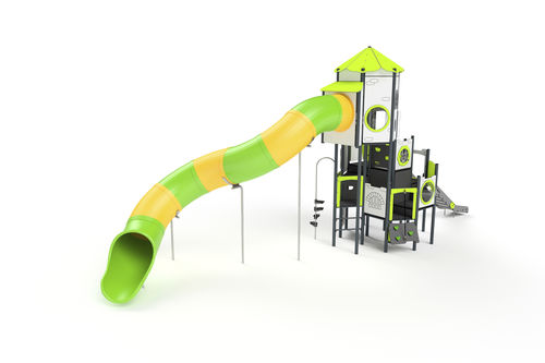 Structure de jeu pour aire de jeux - 11088 - Astrus Playgrounds - en métal / en HDPE / modulaire