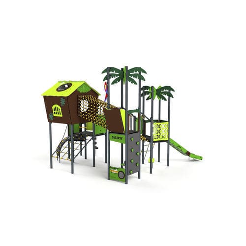 Structure de jeu pour aire de jeux - 11118 - Astrus Playgrounds - en métal / en HDPE / modulaire