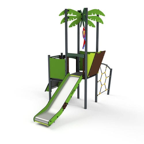 Structure de jeu pour aire de jeux - 11121 - Astrus Playgrounds - en métal / en HDPE / modulaire