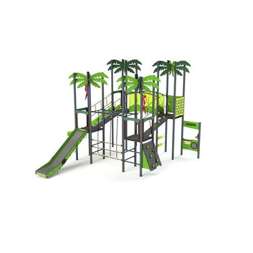 Structure de jeu pour aire de jeux - 11129 - Astrus Playgrounds - en métal / en HDPE / modulaire