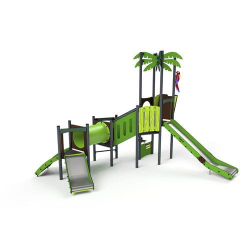 Structure de jeu pour aire de jeux - 11130 - Astrus Playgrounds - en métal / en HDPE / modulaire