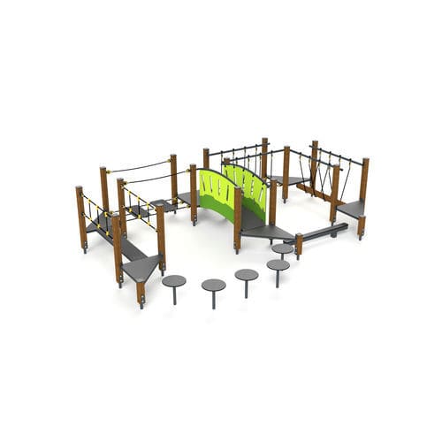 Aire de fitness en plein air pour aire de jeux - 10051 - Astrus Playgrounds - pour école / pour activité sportive / pour espace public