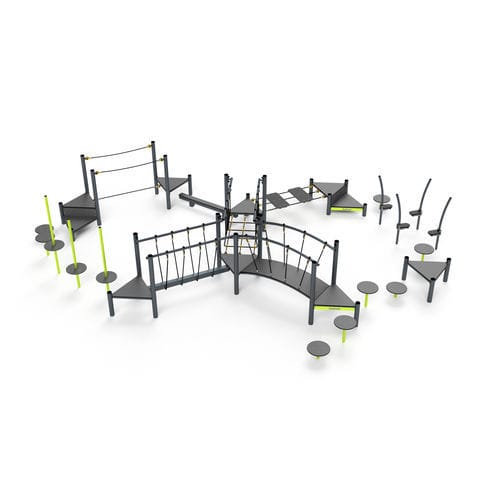 Aire de fitness en plein air pour aire de jeux - 3644S - Astrus Playgrounds - pour école / pour activité sportive / pour espace public